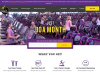 Desktop screenshot for planetfitness.com
