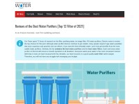 Desktop screenshot for thebestwaterpurifiers.com