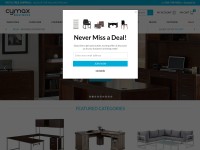 Desktop screenshot for cymax.com