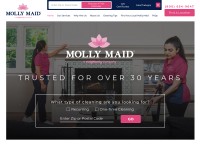Desktop screenshot for mollymaid.com