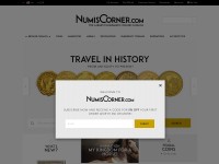 Desktop screenshot for numiscorner.com