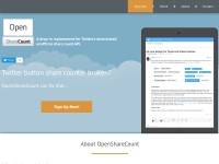 Desktop screenshot for opensharecount.com