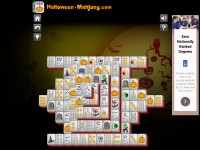 Desktop screenshot for halloween-mahjong.com