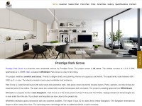 Desktop screenshot for prestigeparksgrove.ind.in