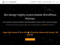 Desktop screenshot for presscustomizr.com