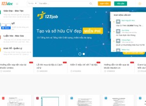 How 123doc.org looks like on a tablet such as an iPad.
