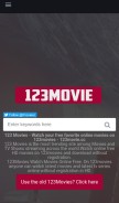 How 123movie.cc looks like on a mobile device such as an iPhone.