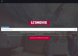 How 123movie.cc looks like on a tablet such as an iPad.
