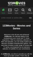 How 123movies.cat looks like on a mobile device such as an iPhone.
