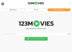How 123movies.domains looks like on a tablet such as an iPad.