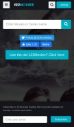 How 123movies.fun looks like on a mobile device such as an iPhone.