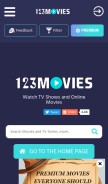 How 123movies.gallery looks like on a mobile device such as an iPhone.