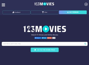 How 123movies.gallery looks like on a tablet such as an iPad.