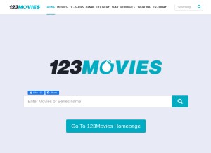 How 123movies.la looks like on a tablet such as an iPad.