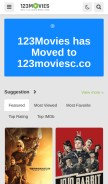 How 123moviesc.co looks like on a mobile device such as an iPhone.
