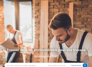 How 123pages.fr looks like on a tablet such as an iPad.