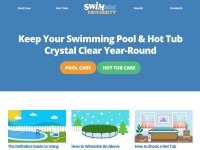 Desktop screenshot for swimuniversity.com