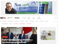 Desktop screenshot for beol.hu