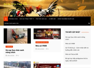 How 128battute.com looks like on a tablet such as an iPad.