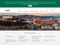 Desktop screenshot for cbre.sk