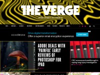Desktop screenshot for theverge.com