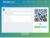 Desktop screenshot for qrcode-monkey.com