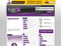 Desktop screenshot for blogger.hu