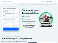 Desktop screenshot for cancunairporttransportation.com