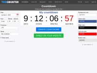 Desktop screenshot for tickcounter.com
