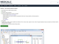 Desktop screenshot for medcalc.org