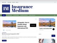 Desktop screenshot for insurancemedium.com