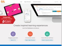 Desktop screenshot for desire2learn.com