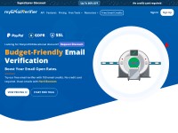 Desktop screenshot for myemailverifier.com