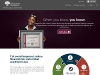 Desktop screenshot for nscverifications.org