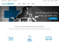 Desktop screenshot for capbluecross.com