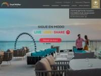 Screenshot of royal-holiday.com