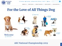 Desktop screenshot for akc.org