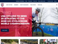 Desktop screenshot for usacycling.org