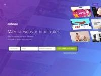 Desktop screenshot for strikingly.com