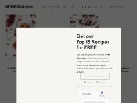 Desktop screenshot for ambitiouskitchen.com