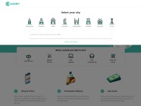 Desktop screenshot for cashify.in