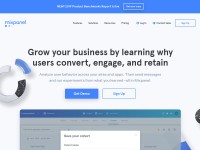 Desktop screenshot for mixpanel.com
