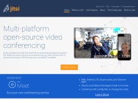Desktop screenshot for jitsi.org