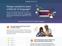 Desktop screenshot for survivalphrases.com