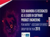 Desktop screenshot for techmahindra.com