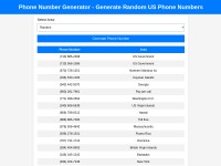 Desktop screenshot for phonenumbergenerator.tools