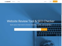 Desktop screenshot for woorank.com