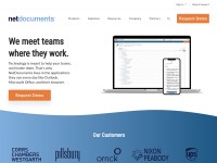 Desktop screenshot for netdocuments.com