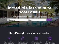 Desktop screenshot for hoteltonight.com