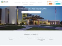 Desktop screenshot for healthecareers.com